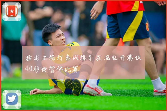 猛龙主场灯光闪烁引发混乱开赛仅40秒便暂停比赛