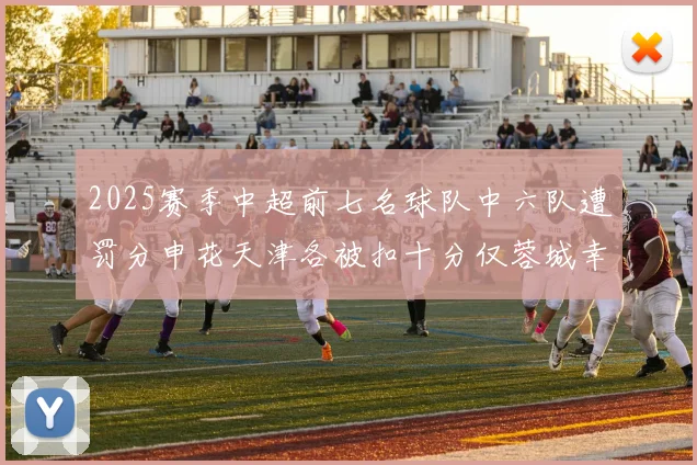 2025赛季中超前七名球队中六队遭罚分申花天津各被扣十分仅蓉城幸免