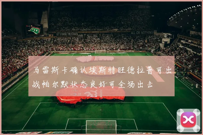 马雷斯卡确认埃斯特旺德拉普可出战帕尔默状态良好可全场出击