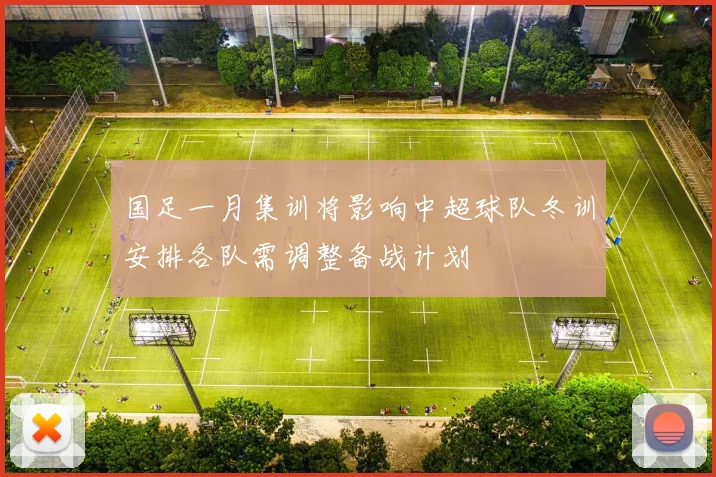 国足一月集训将影响中超球队冬训安排各队需调整备战计划
